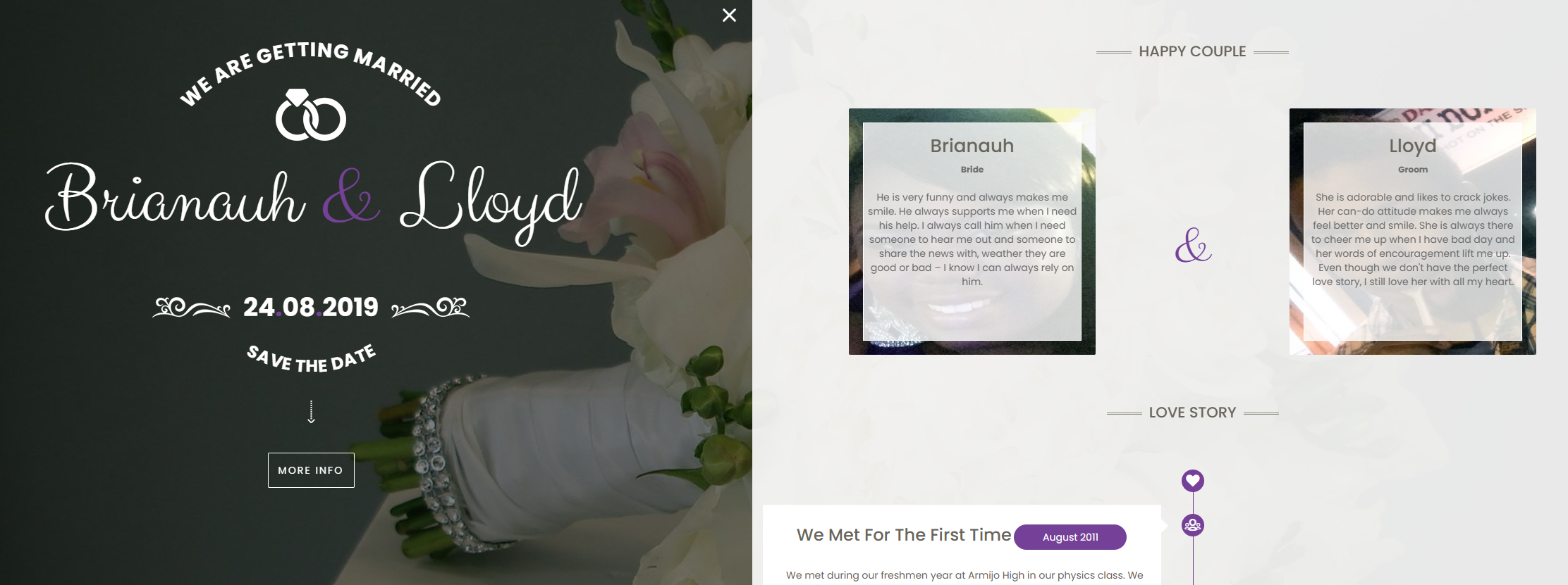 Wedding Website